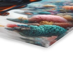 Acrylic Print “Doberman Marine Majesty” – Luxury Wall Art from the Doberman Enchantment Series