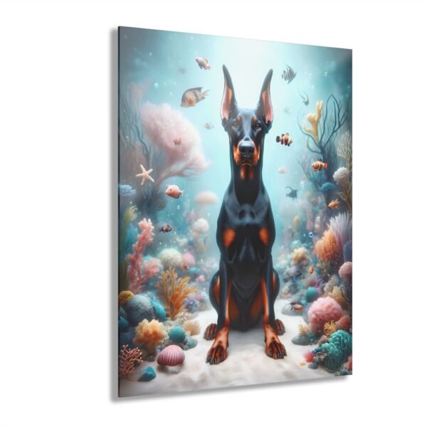 Acrylic Print "Doberman Marine Majesty" – Luxury Wall Art from the Doberman Enchantment Series - Image 4