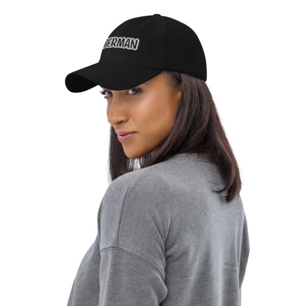 Monochrome “DOBERMAN” Embroidered Dad Hat – Low Profile Cotton Cap for Dobie Loyalists - Image 4