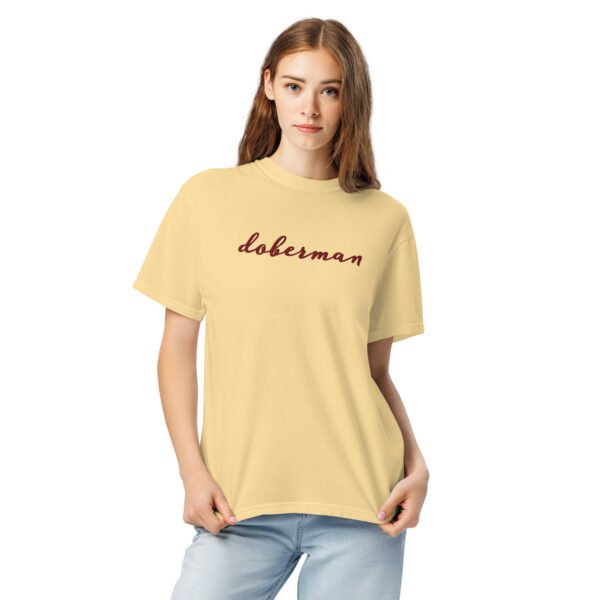 Embroidered “doberman” Comfort Colors Tee – Garment-Dyed Heavyweight Shirt for Dobie Moms - Image 9