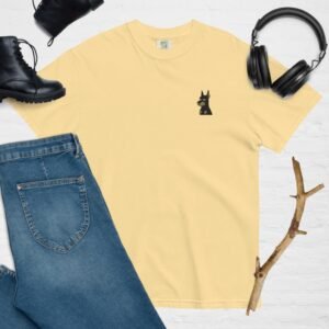 Side-Eye Doberman Embroidered Comfort Colors Tee
