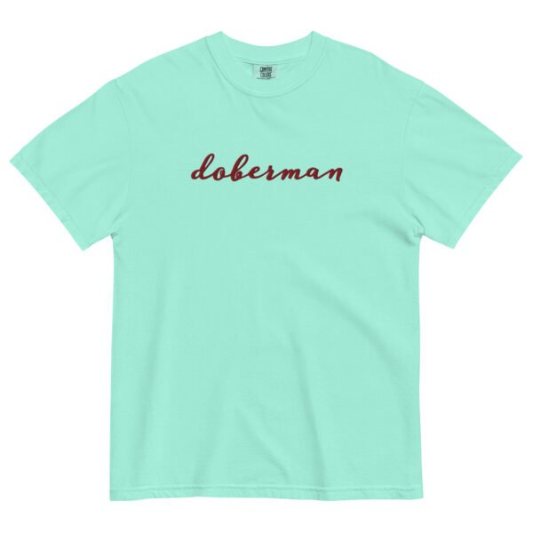 Embroidered “doberman” Comfort Colors Tee – Garment-Dyed Heavyweight Shirt for Dobie Moms - Image 14