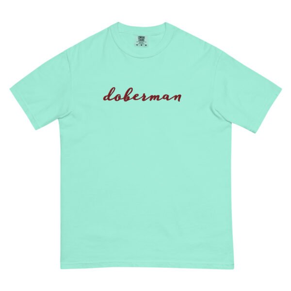 Embroidered “doberman” Comfort Colors Tee – Garment-Dyed Heavyweight Shirt for Dobie Moms - Image 17