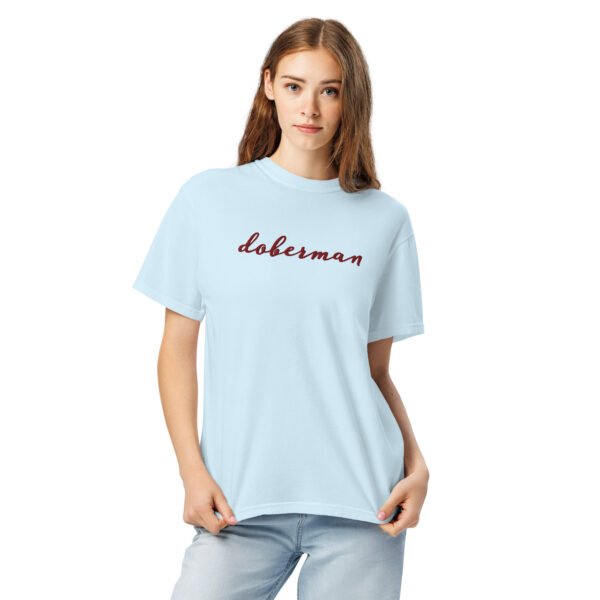 Embroidered “doberman” Comfort Colors Tee – Garment-Dyed Heavyweight Shirt for Dobie Moms - Image 11