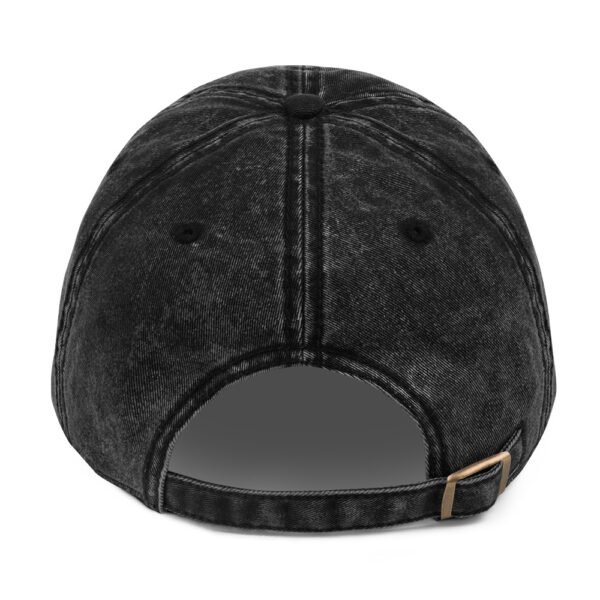 Black-on-Black "DOG mom" Embroidered Vintage Twill Cap – Distressed Cotton Hat for Doberman Moms - Image 8