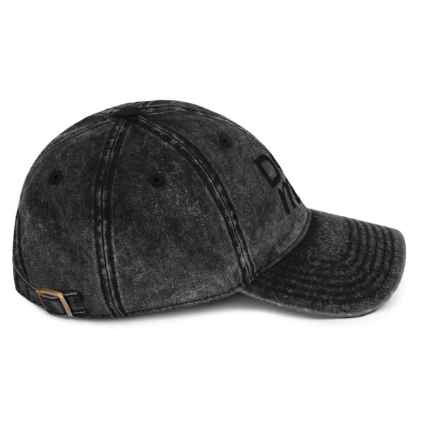 Black-on-Black "DOG mom" Embroidered Vintage Twill Cap – Distressed Cotton Hat for Doberman Moms - Image 10