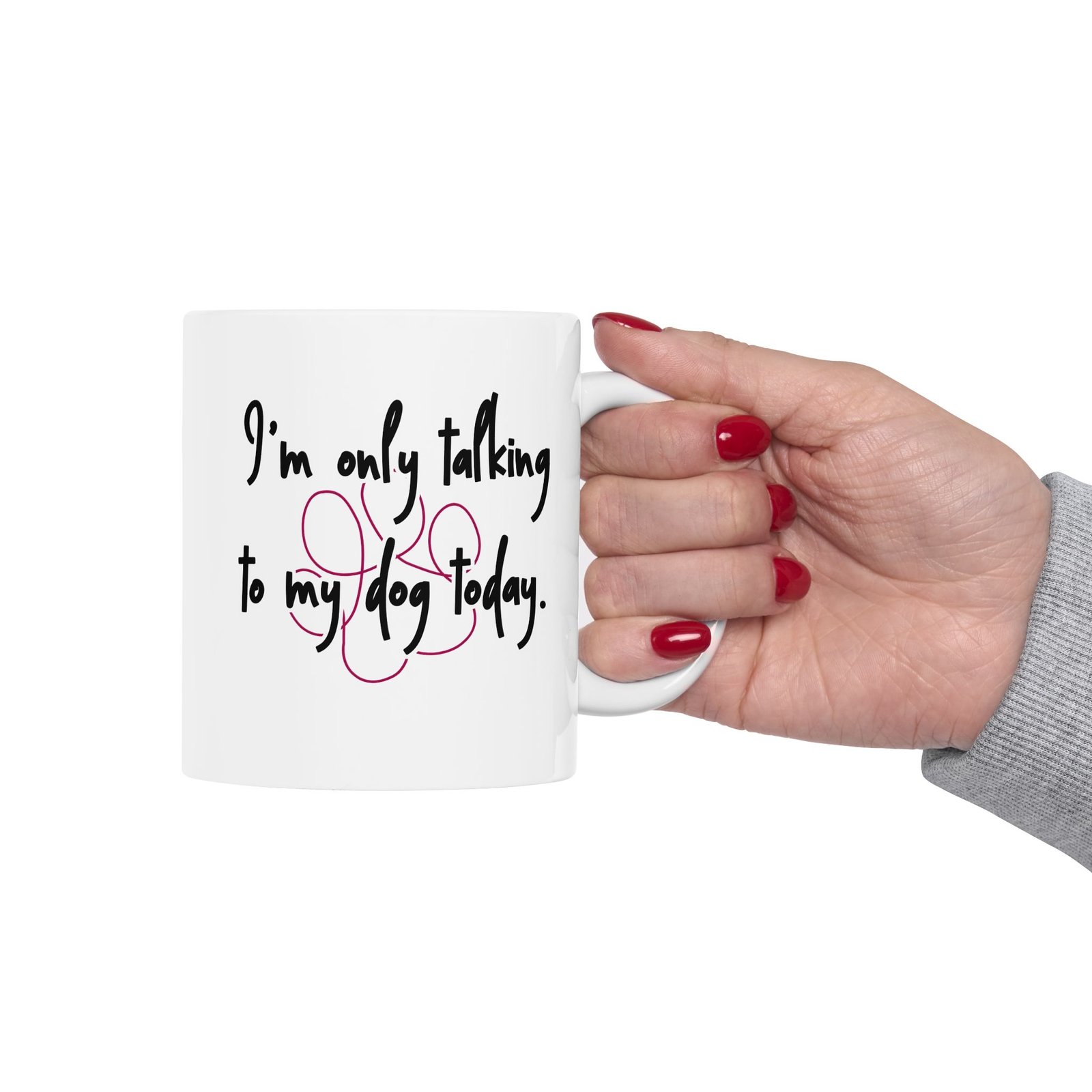 Ceramic Mug for Dog Moms - Introverted Pet Parent Collection - Image 7