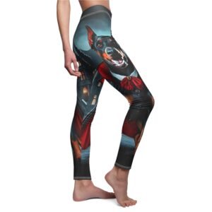 Vampire Doberman Leggings – Hauntingly Stylish & Fiercely Comfortable