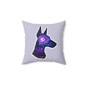 Galaxy Doberman Decorative Pillow