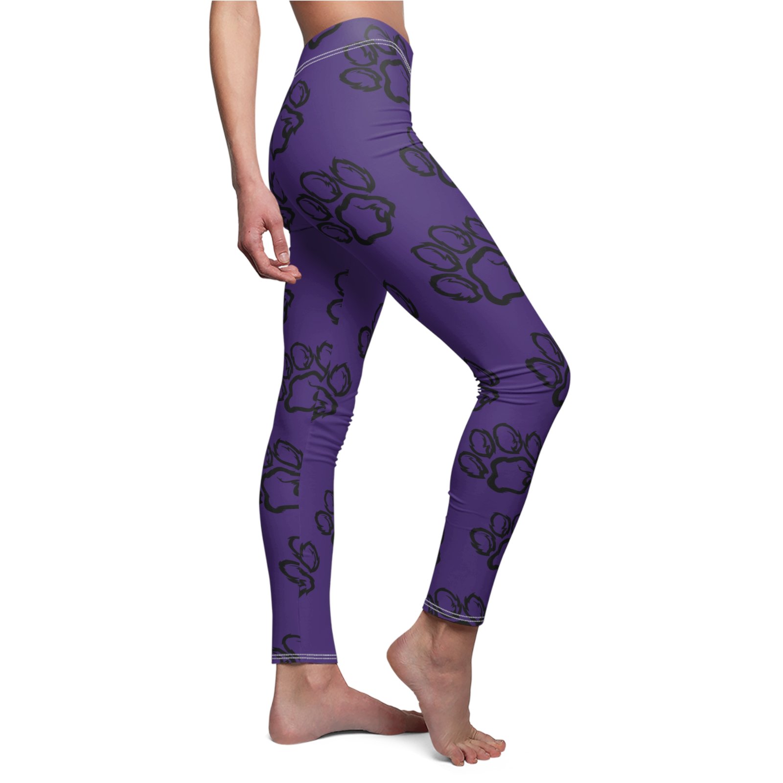 Purple Paws & Play Leggings - Image 3