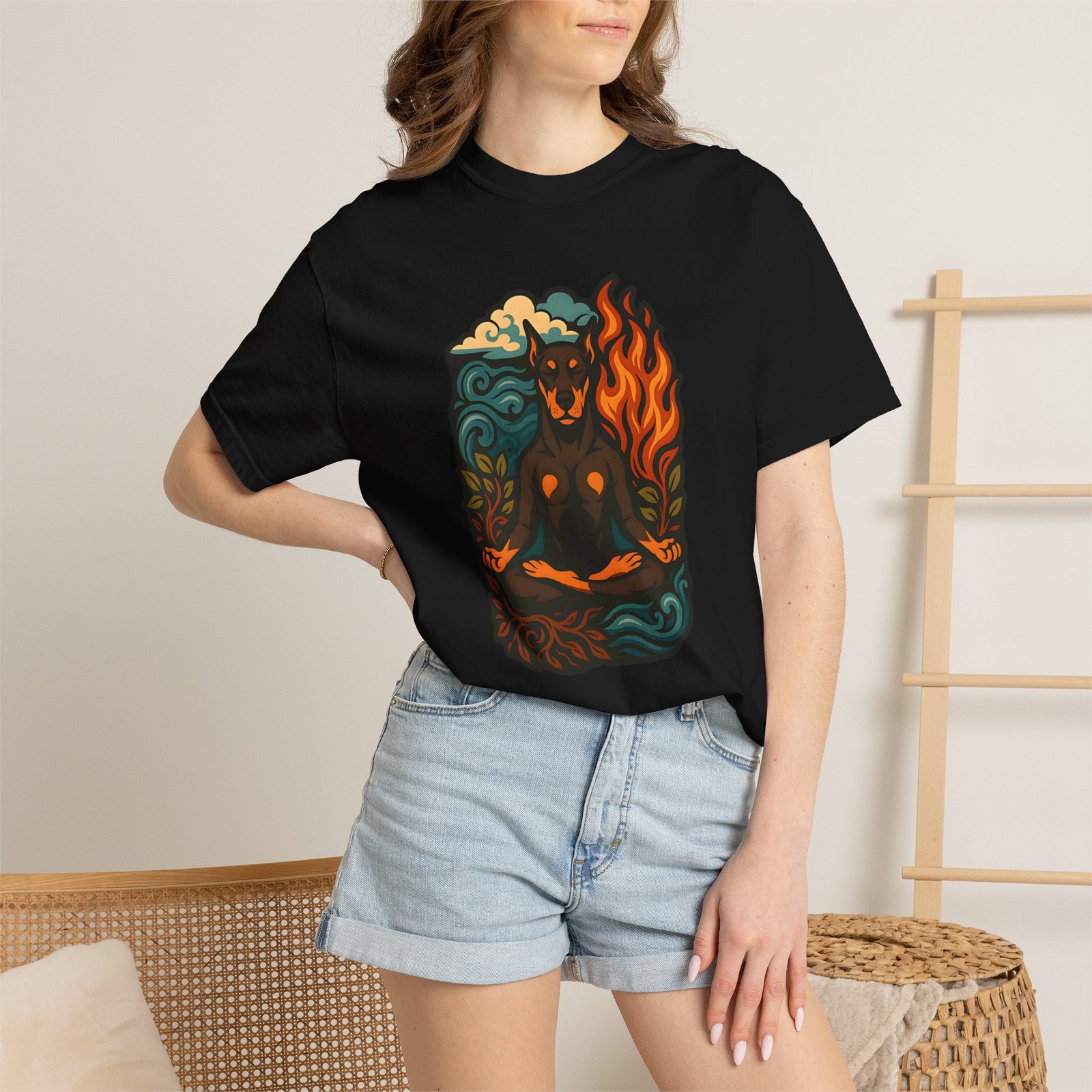 Elemental Doberman Garment-Dyed T-Shirt - Image 20