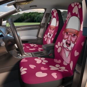 Doberman Car Seat Covers - Pink