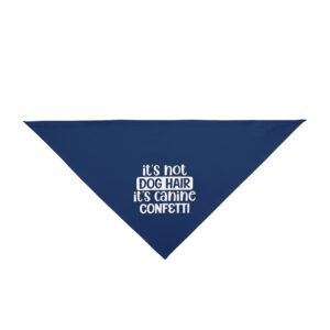 Doberman Bandana Canine Confetti Royal Blue