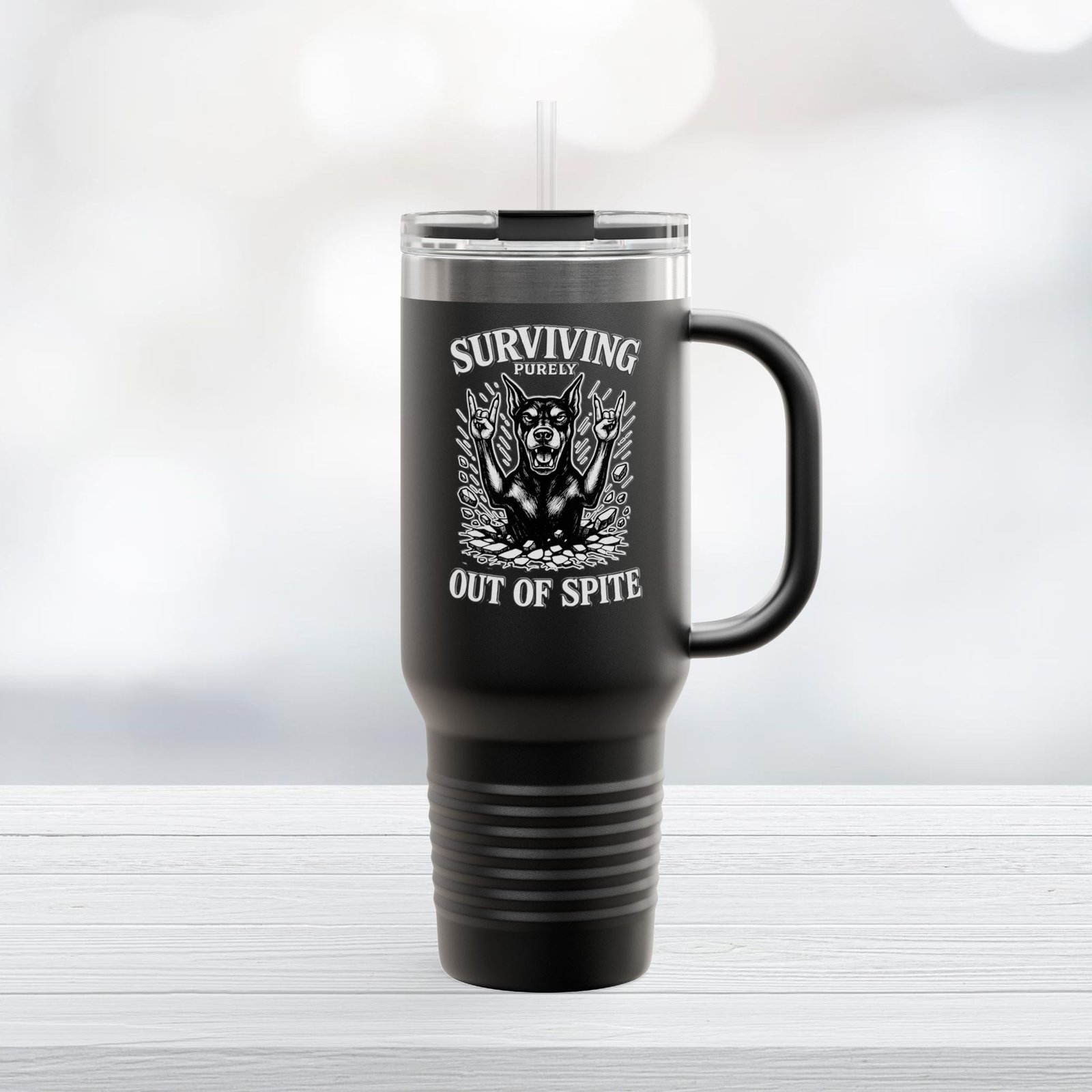 DoberMerch Insulated Travel Cup - Image 11