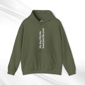 Dog's Head Tilt Quirky Hoodie