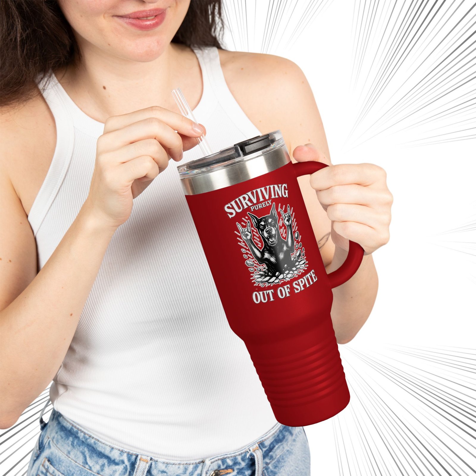 DoberMerch Insulated Travel Cup - Image 10
