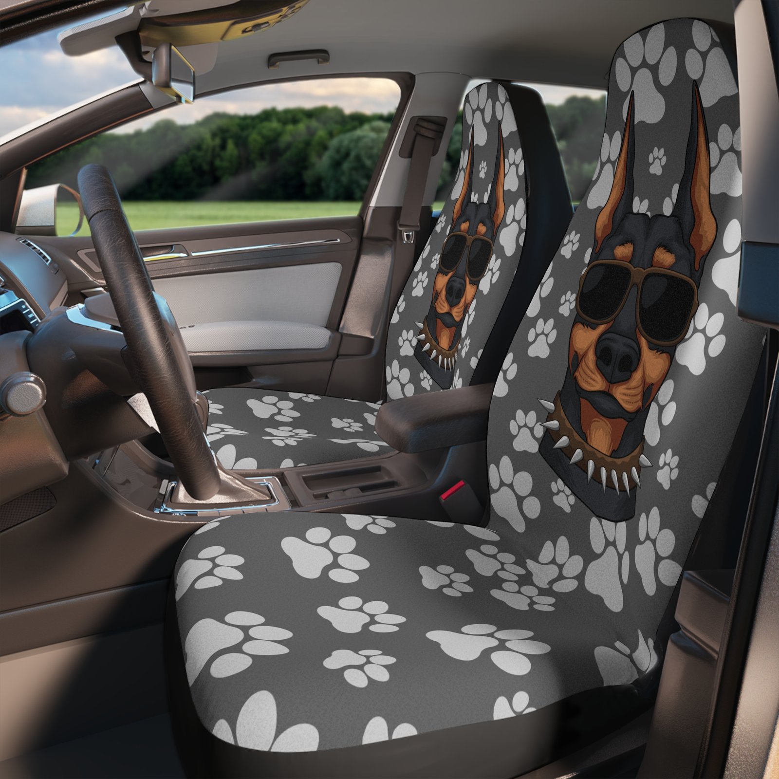 Doberman Dog Car Seat Covers