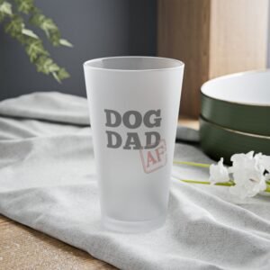 Frosted Pint Glass