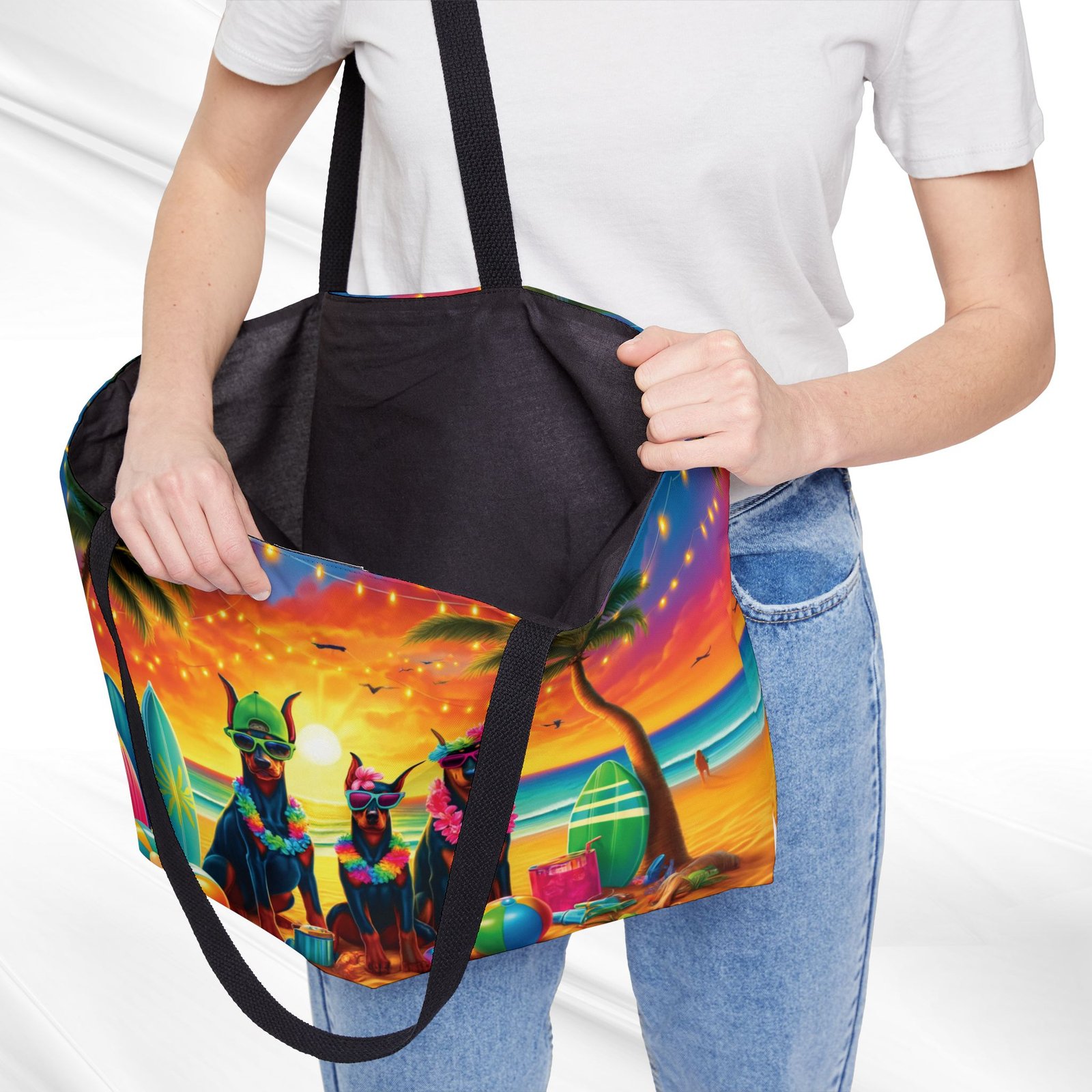Three Amigos Beach Bum Dobermans Weekender Bag - Image 6