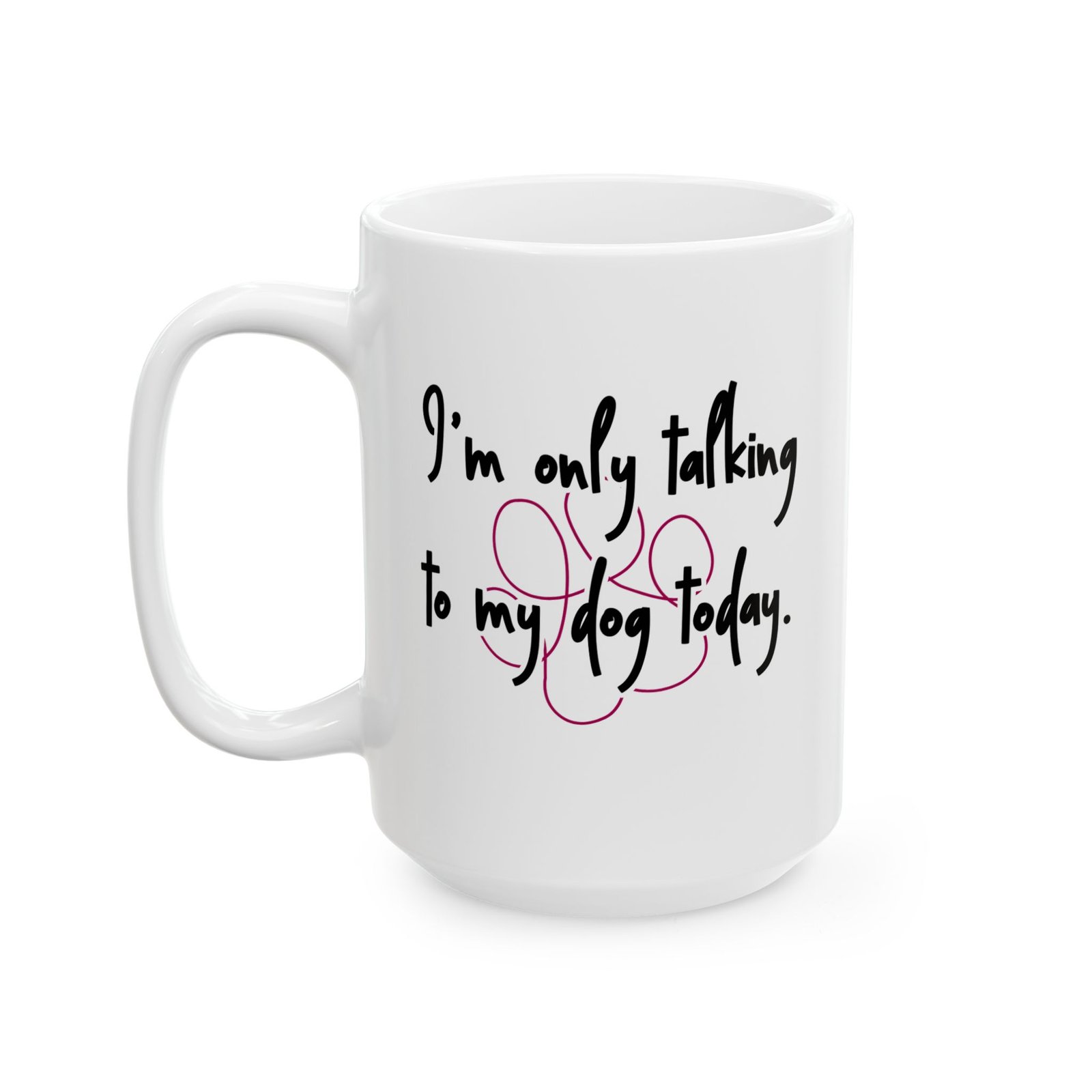 Ceramic Mug for Dog Moms - Introverted Pet Parent Collection - Image 2
