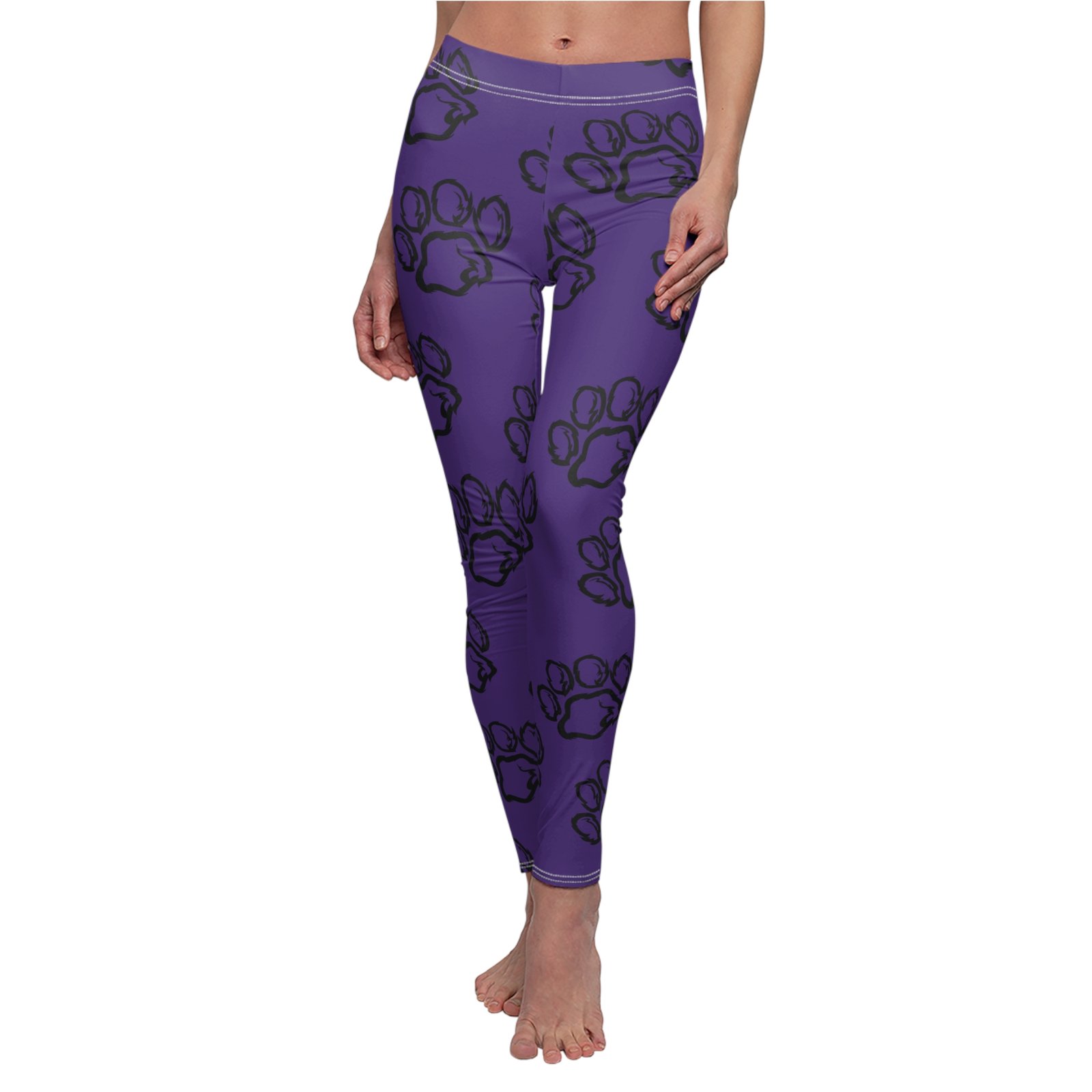Purple Paws & Play Leggings - Image 4