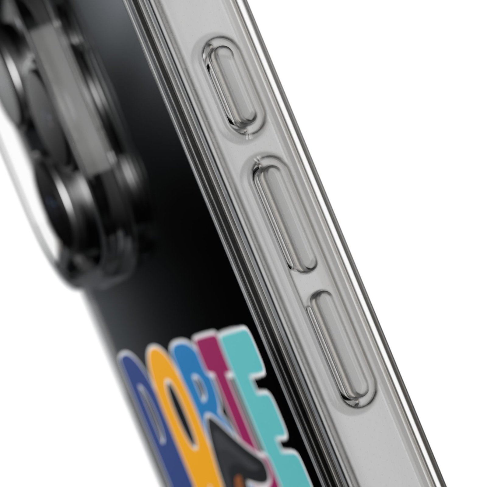 Playful Dobie Clear Phone Case - Image 6