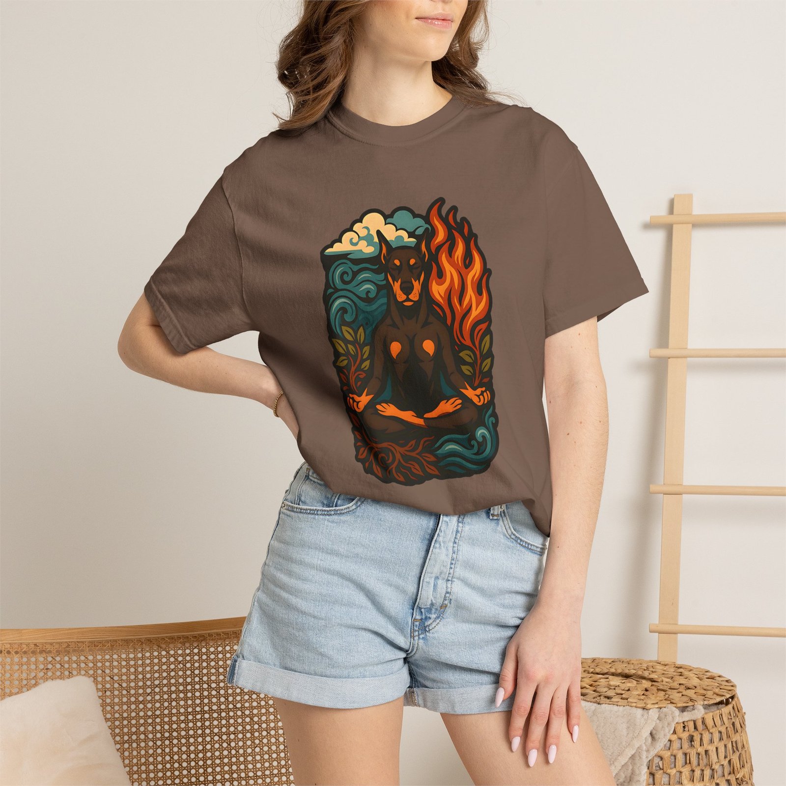 Elemental Doberman Garment-Dyed T-Shirt - Image 12