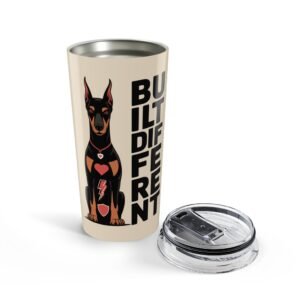 Doberman Tumbler – "Built Different"