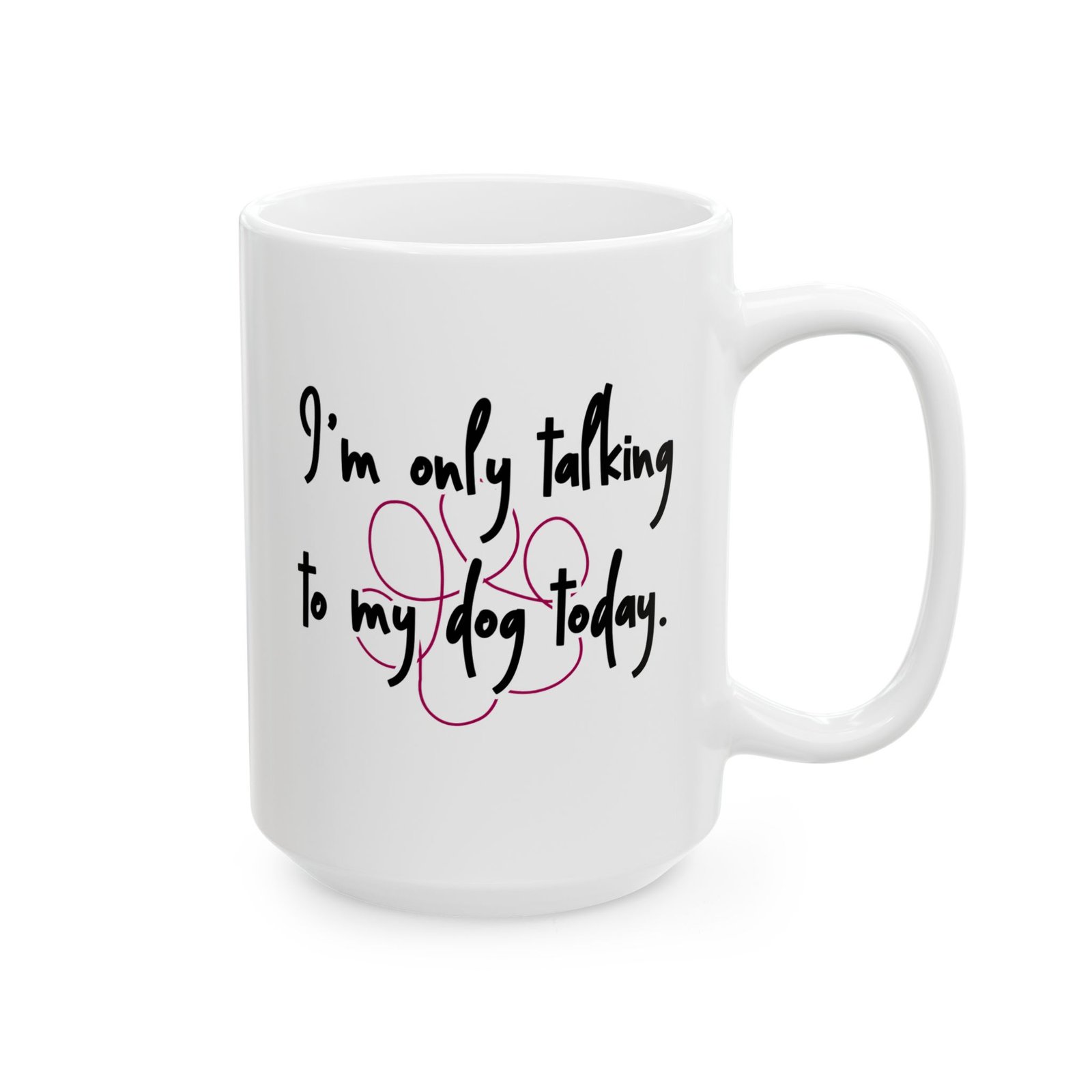 Ceramic Mug for Dog Moms - Introverted Pet Parent Collection - Image 3