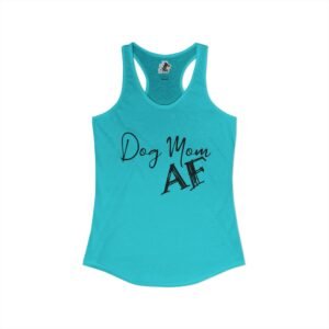 Tank Top - Dog Mom AF - Women's Ideal Racerback Tank