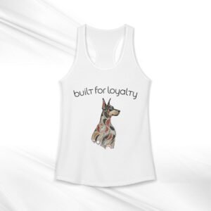 Built for Loyalty Doberman Racerback Tank