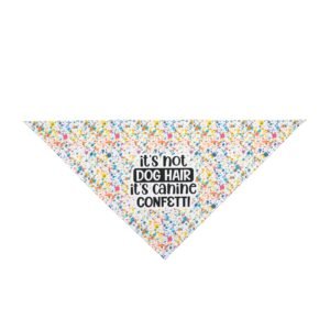 Doberman Bandana "It's Not Dog Hair It's Canine Confetti"
