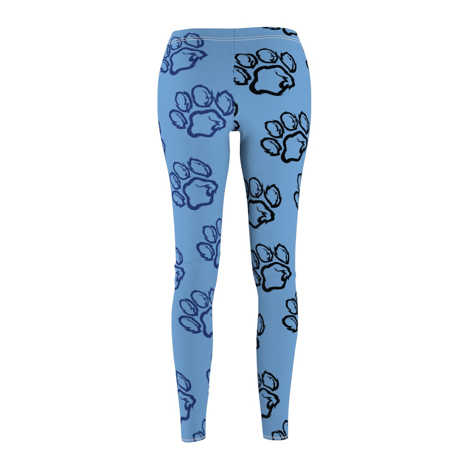 Azure Paw Print Passion Leggings - Image 2