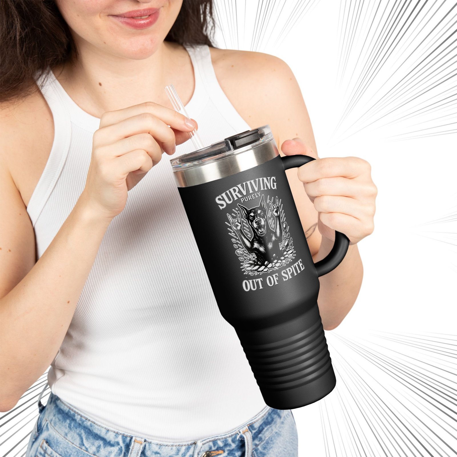 DoberMerch Insulated Travel Cup - Image 15