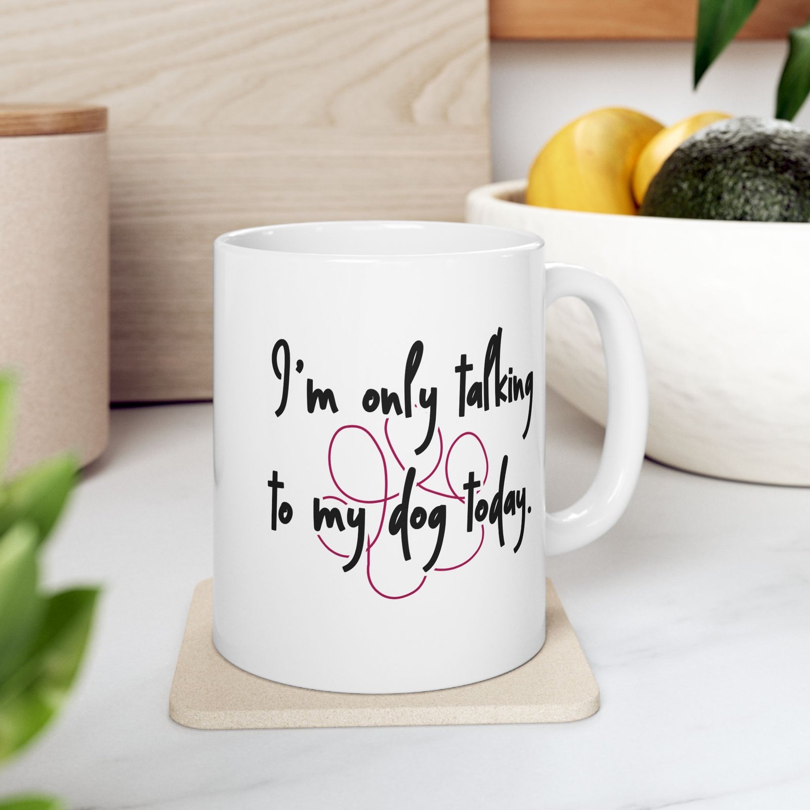 Ceramic Mug for Dog Moms - Introverted Pet Parent Collection - Image 6