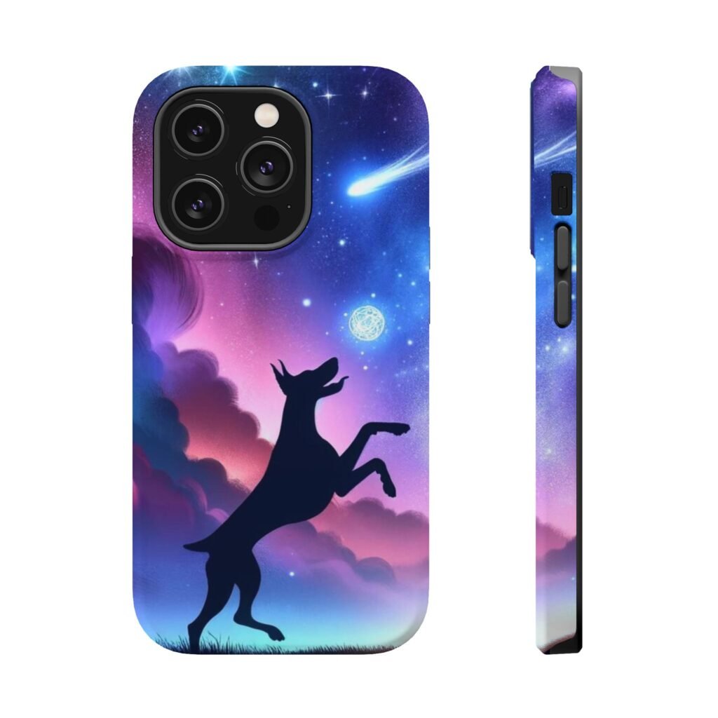 Celestial Doberman Silhouette Phone Case