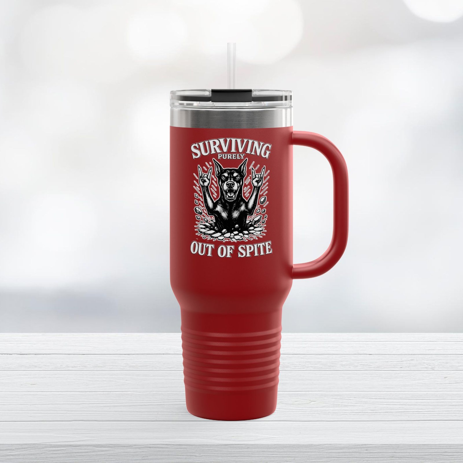 DoberMerch Insulated Travel Cup - Image 6
