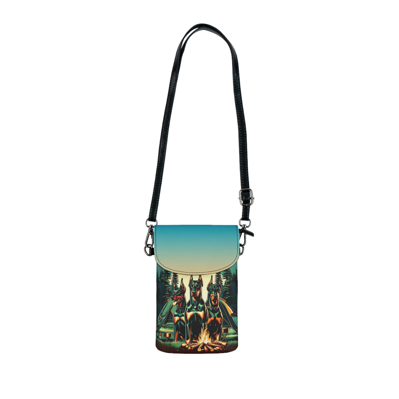 Camping Dobermans Phone Wallet