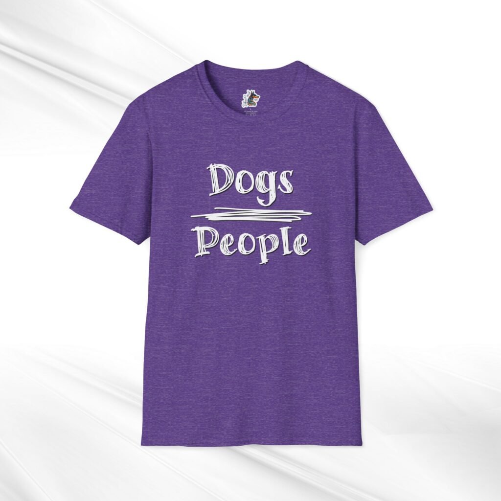 Dog Lover Unisex Tee "Dogs Over People"