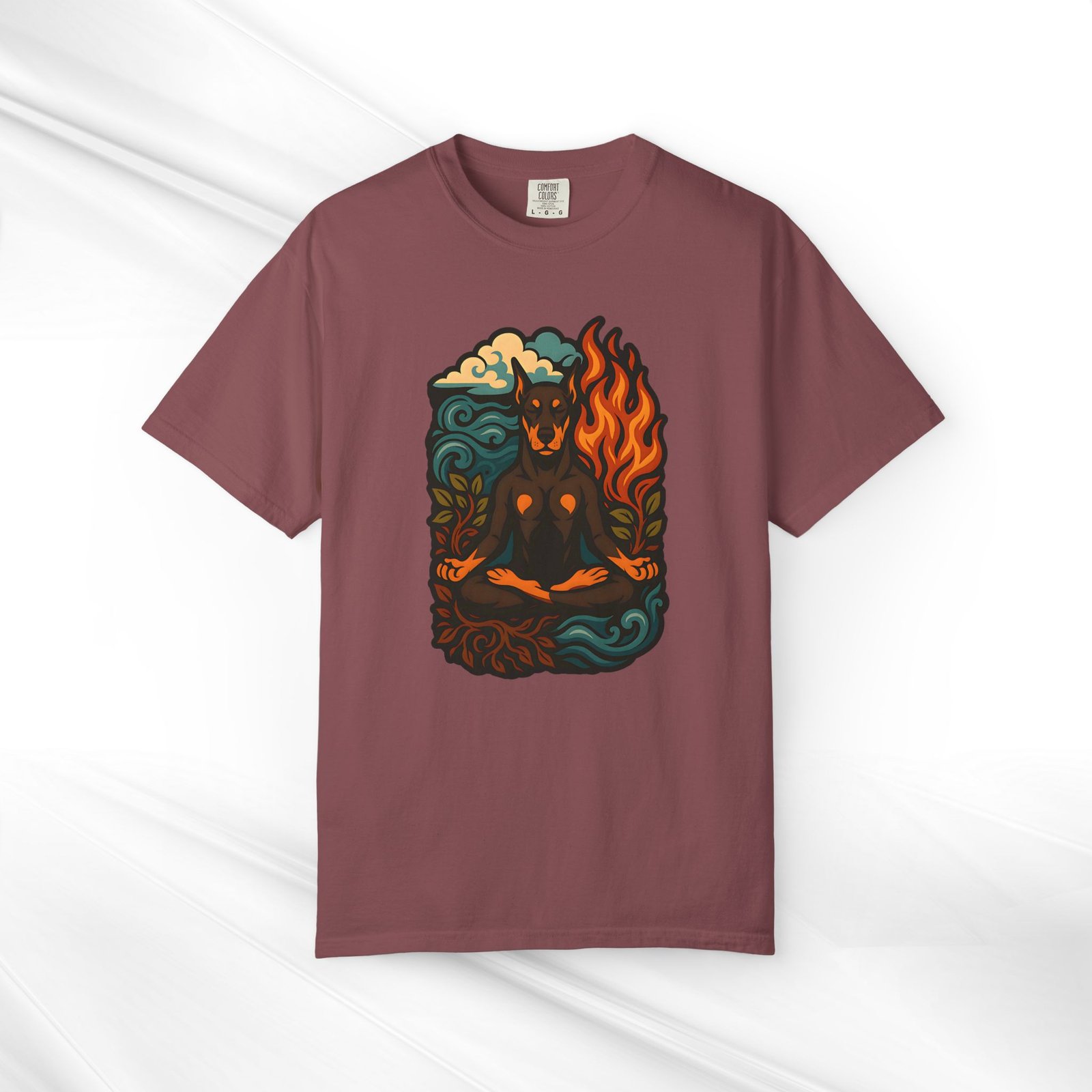 Elemental Doberman Garment-Dyed T-Shirt